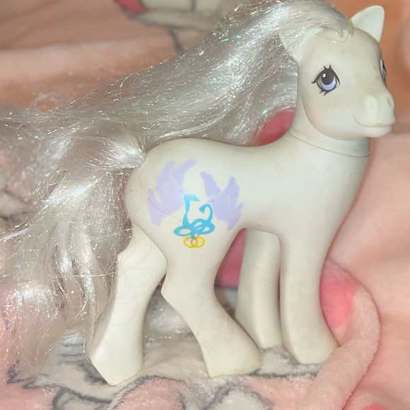 My Little Pony Other - VTG 1989 My Little Pony G1 Bridal Beauty Wedding Bride Pony Hasbro White Doves